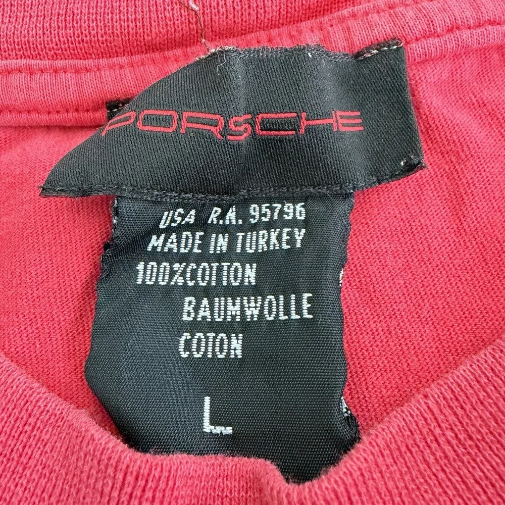 Vintage Faded Red 1999 NOS Porsche Selection Boxster Graphic T-Shirt XL